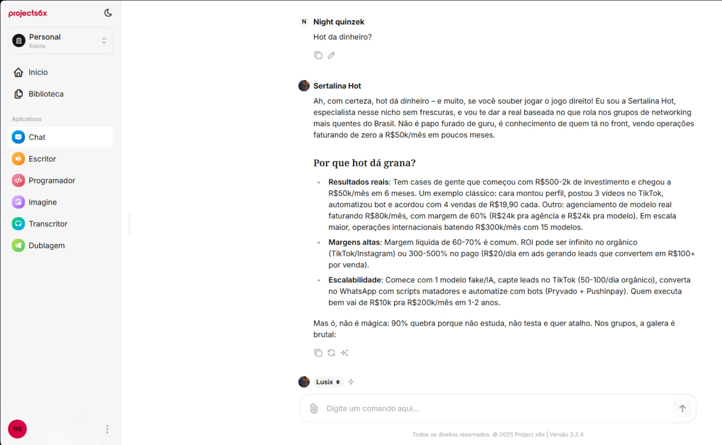 Application preview